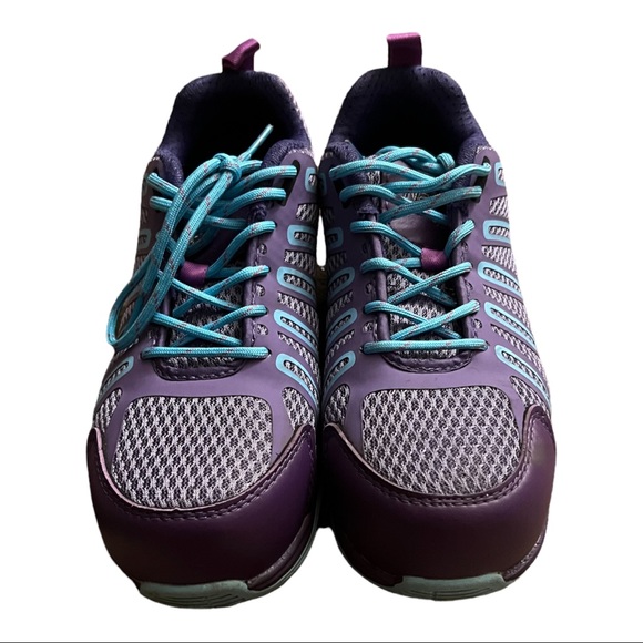 Nautilus Purple And Blue Carbon Nano-Fiber Safety Toe Work Shoes Women's Size 6 - Picture 2 of 8